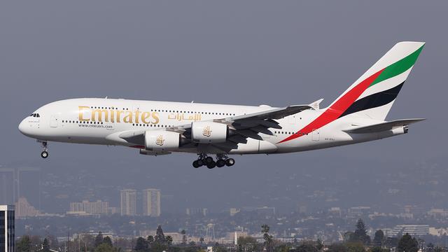 A6-EVJ:Airbus A380-800:Emirates Airline